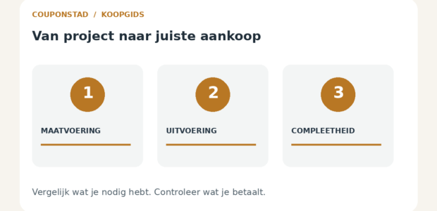 Koopplan voor VEVOR: drie praktische vergelijkingsstappen